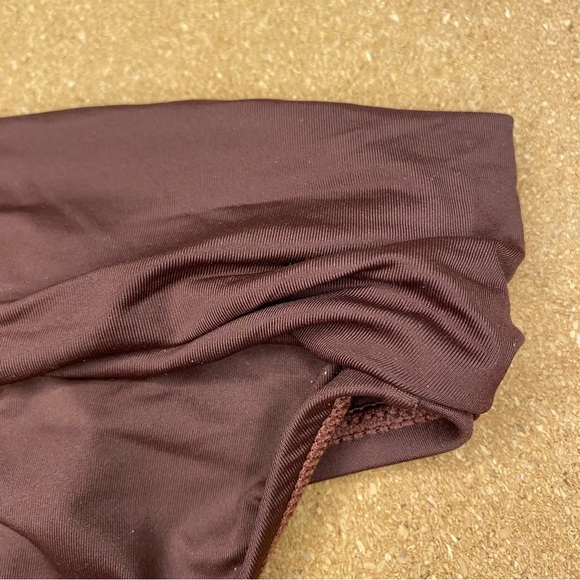 La Blanca Island Goddess Shirred Band Hipster Bottom Java Size 10 - Picture 4 of 14